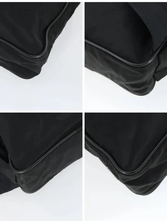 PRADA Shoulder Bag Nylon Black Silver Auth - Picture 16 of 16